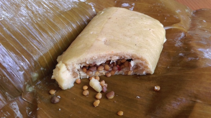 Mexikanische Spezialitäten vegane Tamales