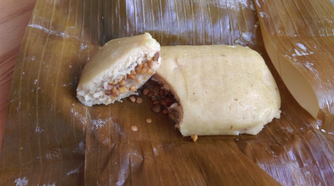 Mexikanische Spezialitäten vegane Tamales